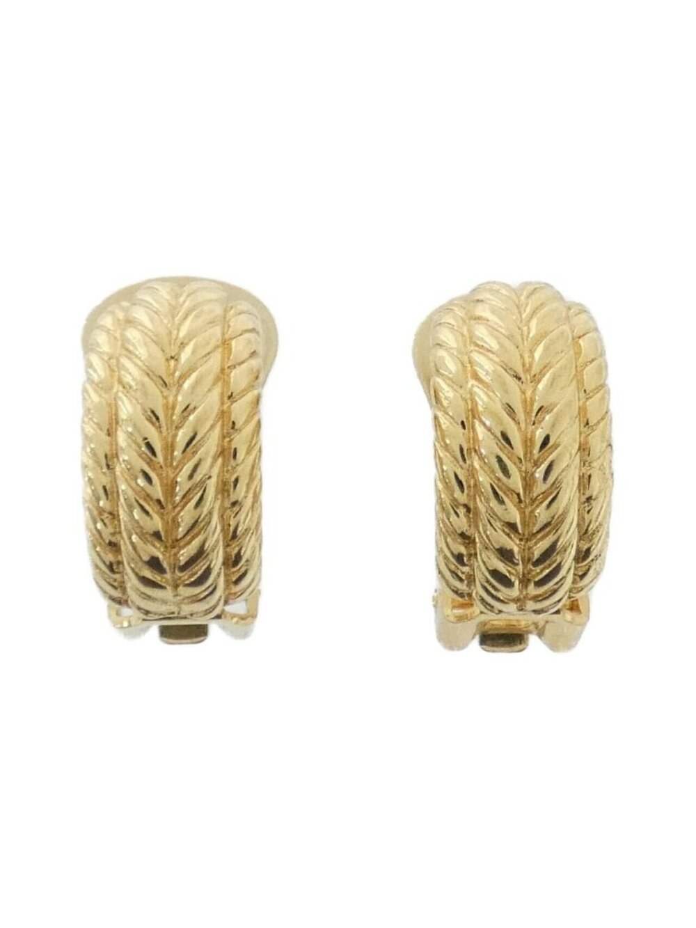 Dior Vintage Earrings Gold